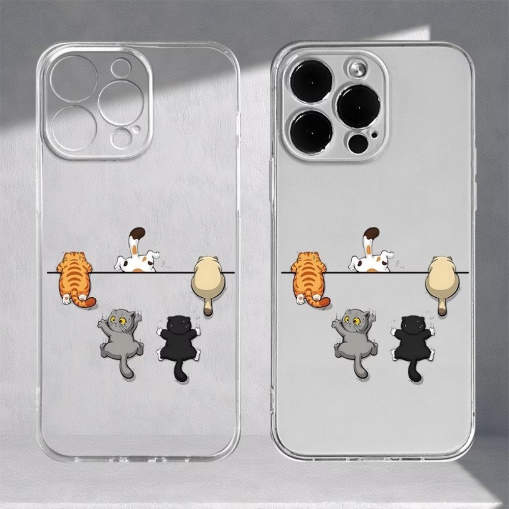 Apple Iphone 16 - Five Cute Cat Pattern Phone Case