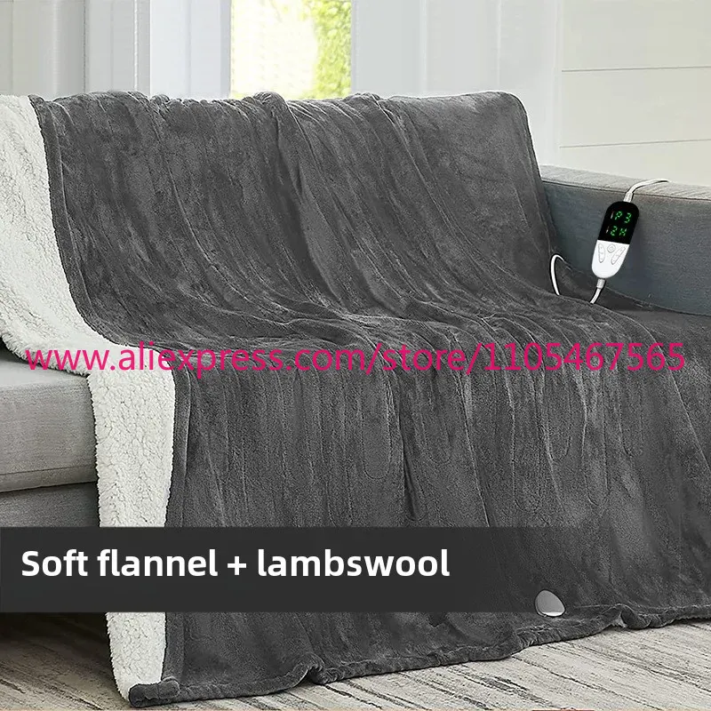 1PCS Electric Blanket Flannel  - Cashmere Throw Blanket 评论和价格