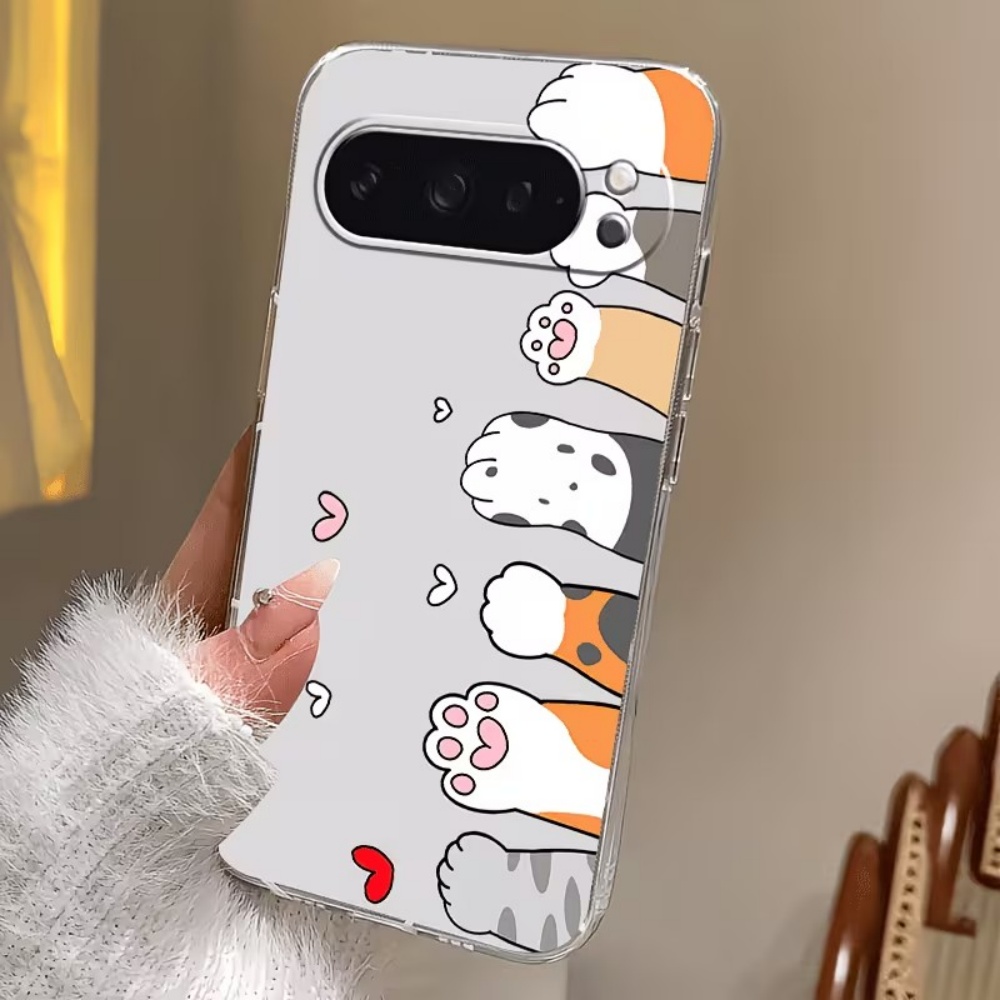 Cartoon Cat Paw Print Crystal  - Google Pixel 8A 评论和价格