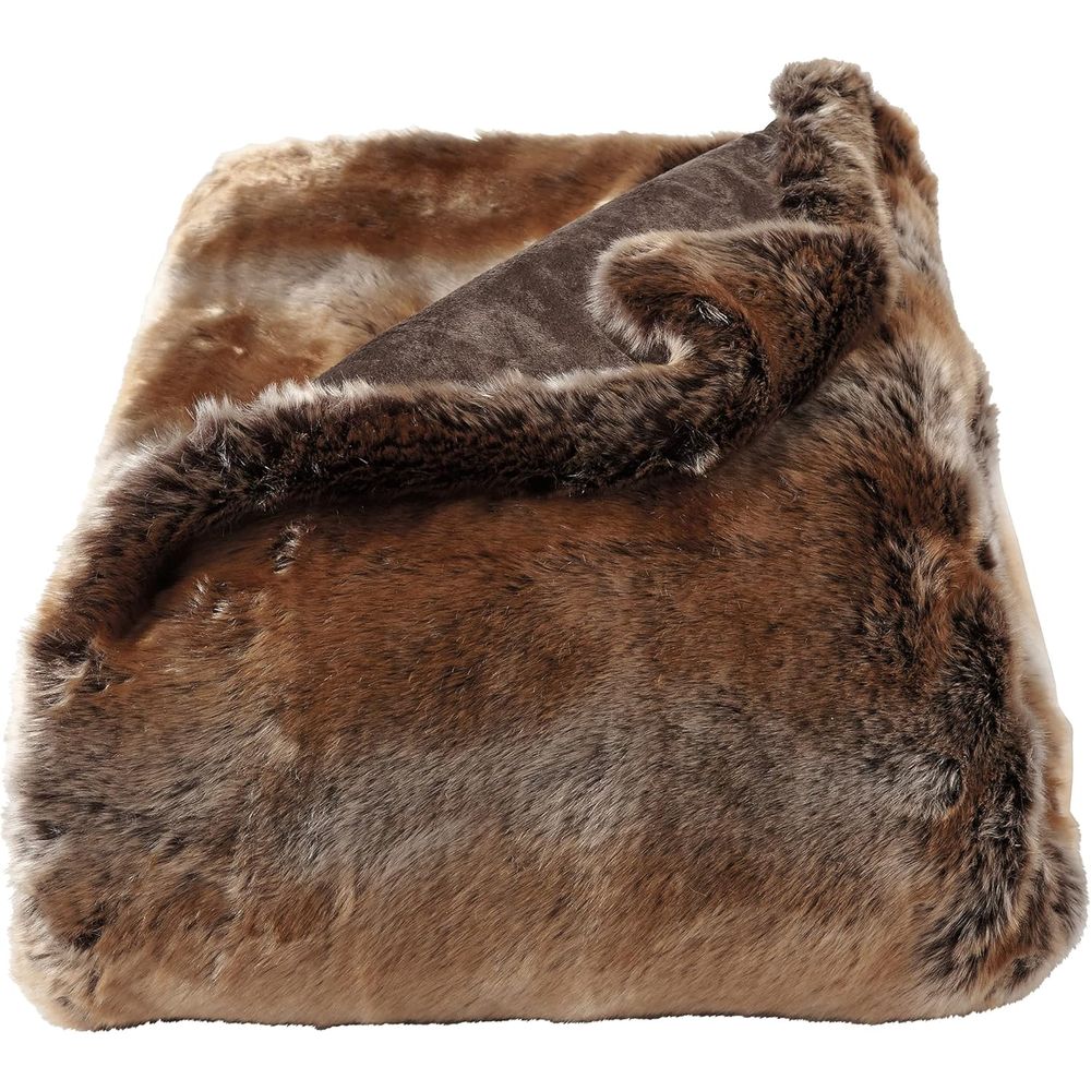 Faux Fur Throw - Luxurious, Hy - Cashmere Throw Blanket 评论和价格