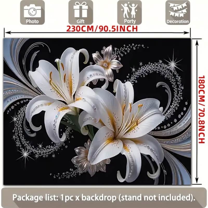Luxurious White Lilies Floral  - Quiet Luxury Lifestyle 评论和价格