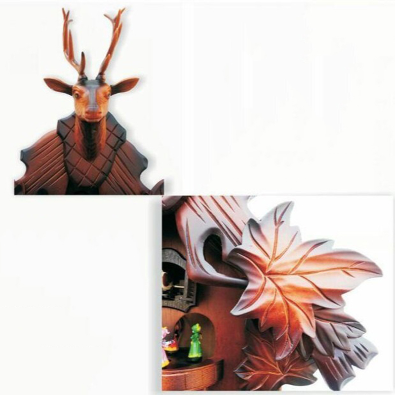 Cuckoo Wall Clock Solid Wood C - Luxury Lifestyle Watches 评论和价格