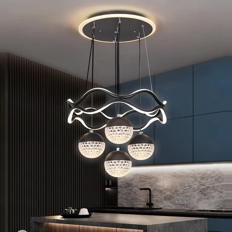 Modern LED Pendant Light Gold/ - Quiet Luxury Lifestyle 评论和价格