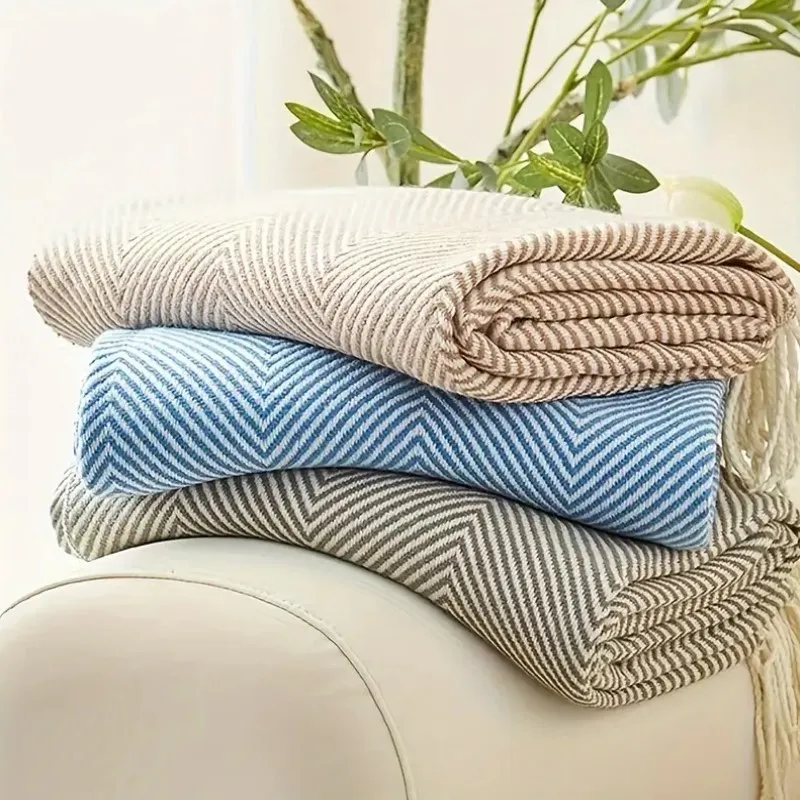 yesThrow Blanket with Tassels  - Cashmere Throw Blanket 评论和价格