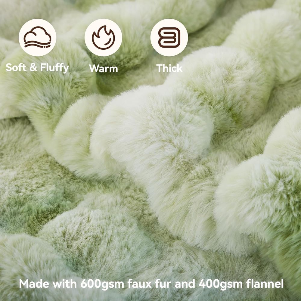 Faux Fur Throw Blanket, 1000GS - Cashmere Throw Blanket 评论和价格