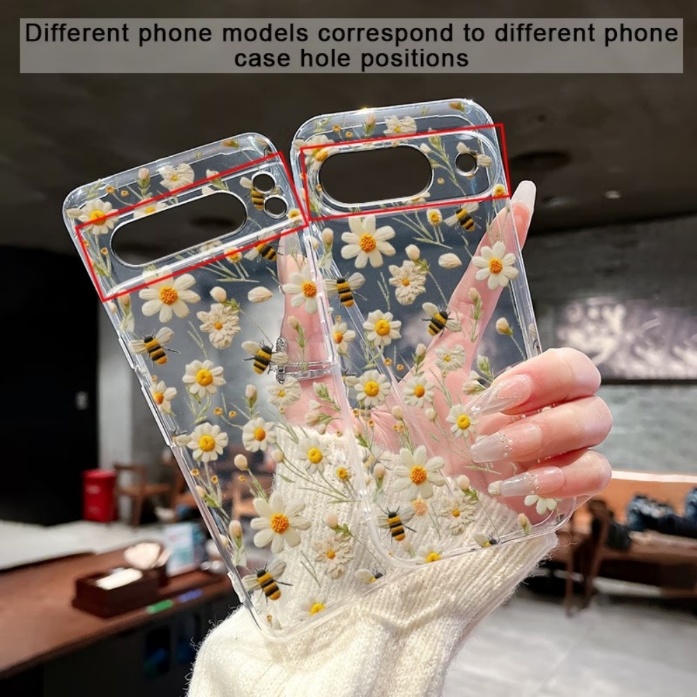 Cute Honeybee Flower Pattern S - Google Pixel 8A 评论和价格