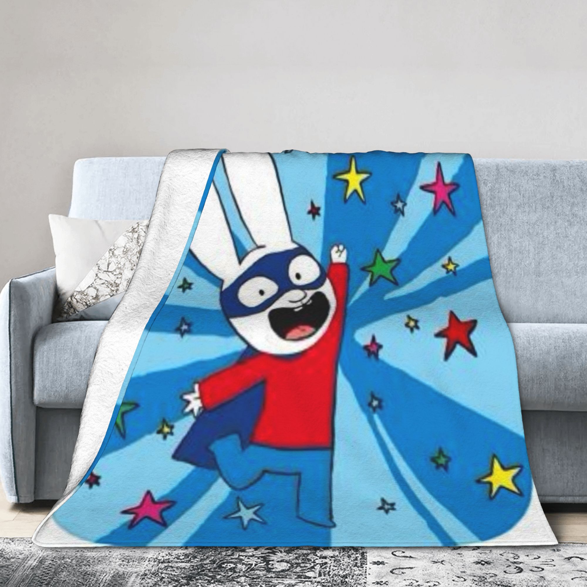 S-Simon Super Rabbit Blanket B - Cashmere Throw Blanket 评论和价格