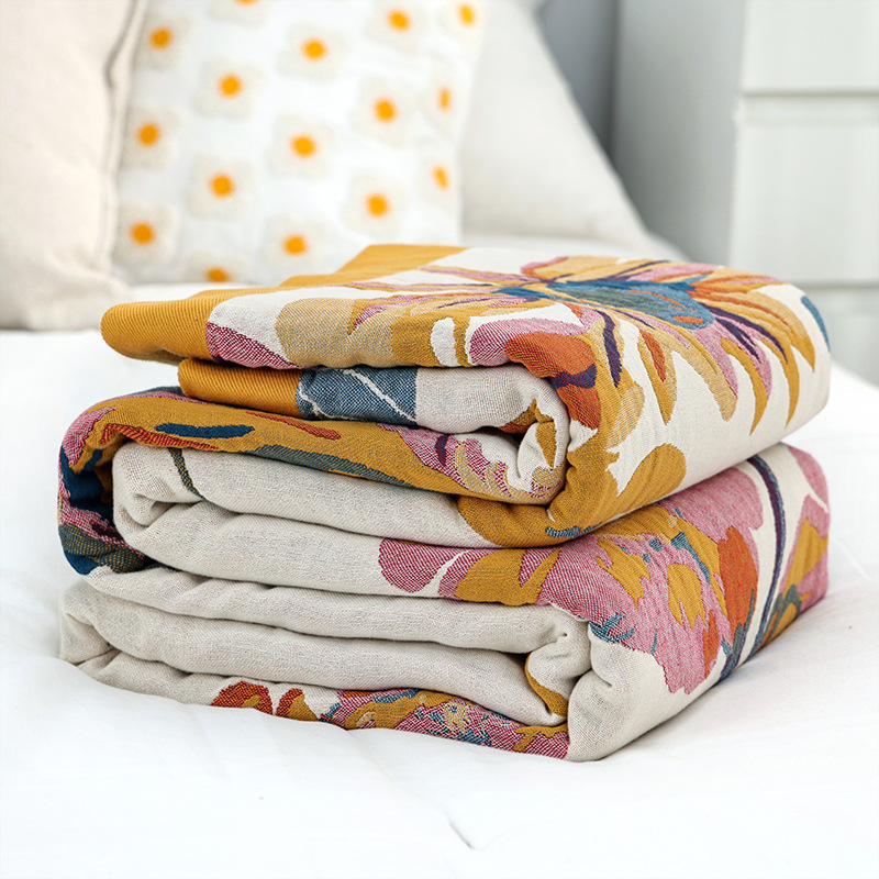 Simple Cotton Blanket Muslin G - Cashmere Throw Blanket 评论和价格