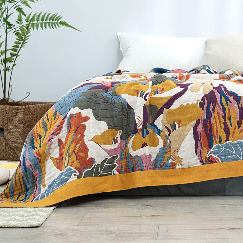Simple Cotton Blanket Muslin G - Cashmere Throw Blanket 评论和价格